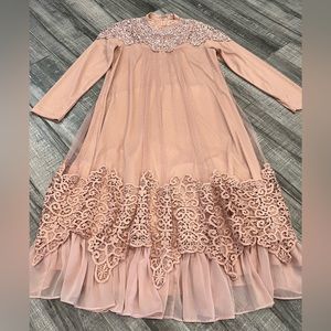 Dainty Jewells  lace “L” size bust 38” - 40” length shoulder to hem 46”